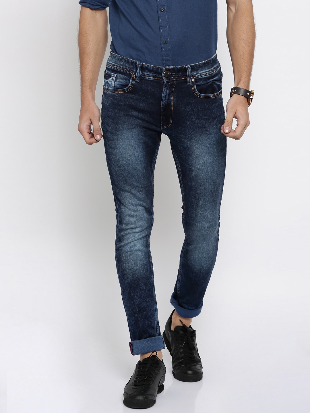 

Locomotive Blue Super Slim Fit Stretchable Jeans