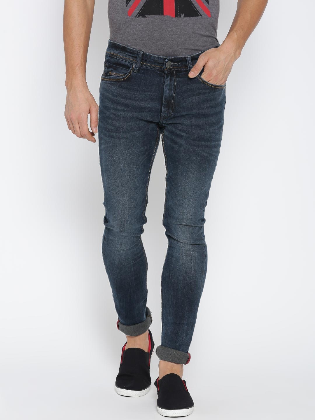

Locomotive Blue Super-Slim Stretchable Jeans