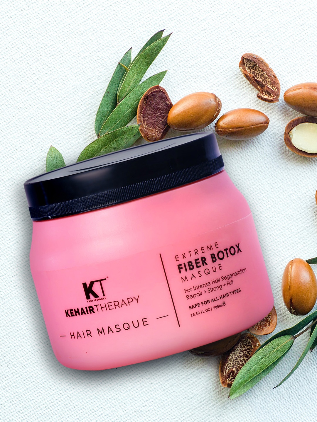 

KT Professional Kehairtherapy Extreme Fiber Botox Hair Masque - 500 ml, Pink