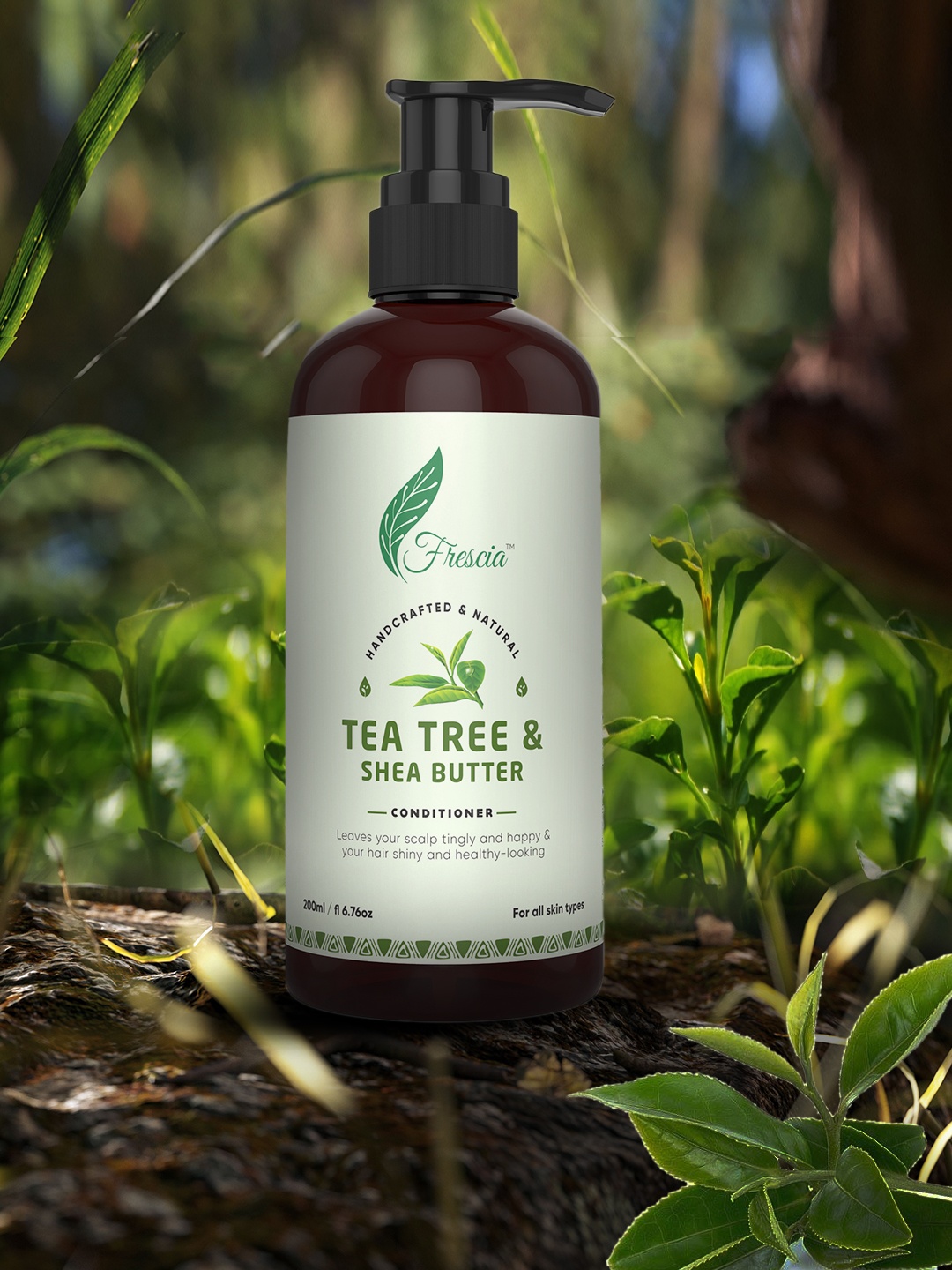 

Frescia Tea Tree & Shea Butter Conditioner - 200 ml, Green
