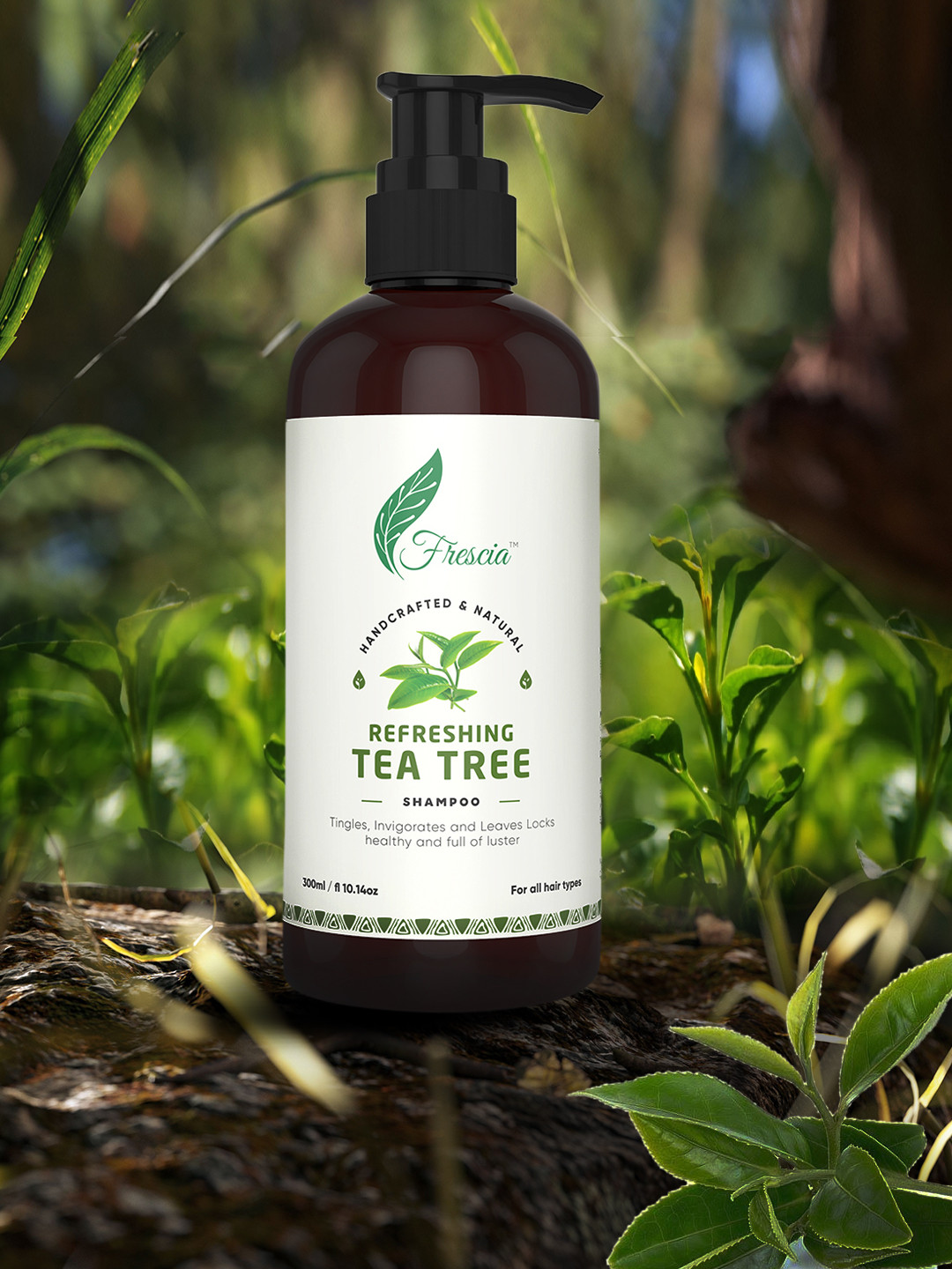 

Frescia Tea Tree Shampoo - 300 ml, Green