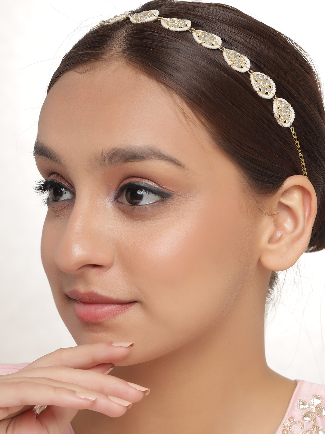 

Shoshaa Gold-Plated Beaded Hairband