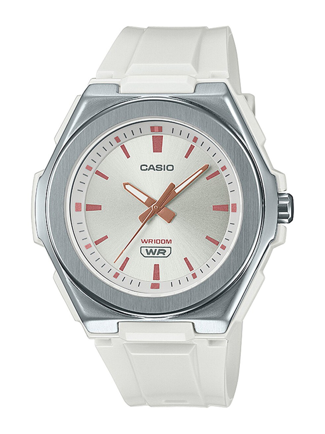 

CASIO Women White Analogue Watch D221