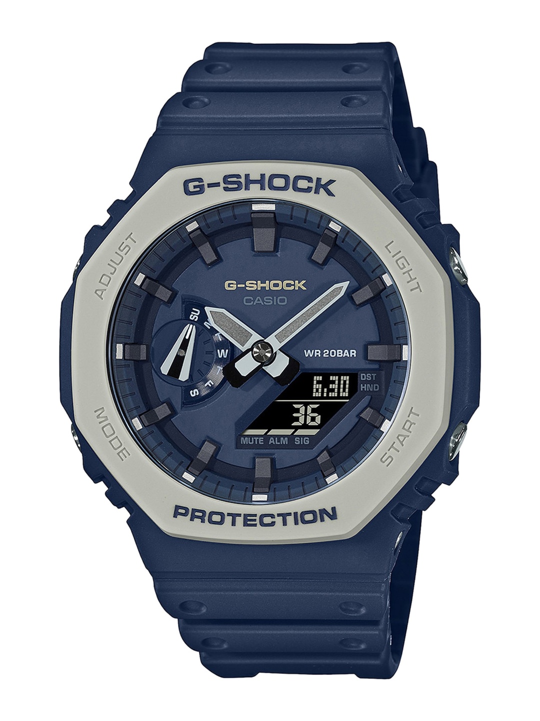 

CASIO Men Black & Blue Analogue Watch