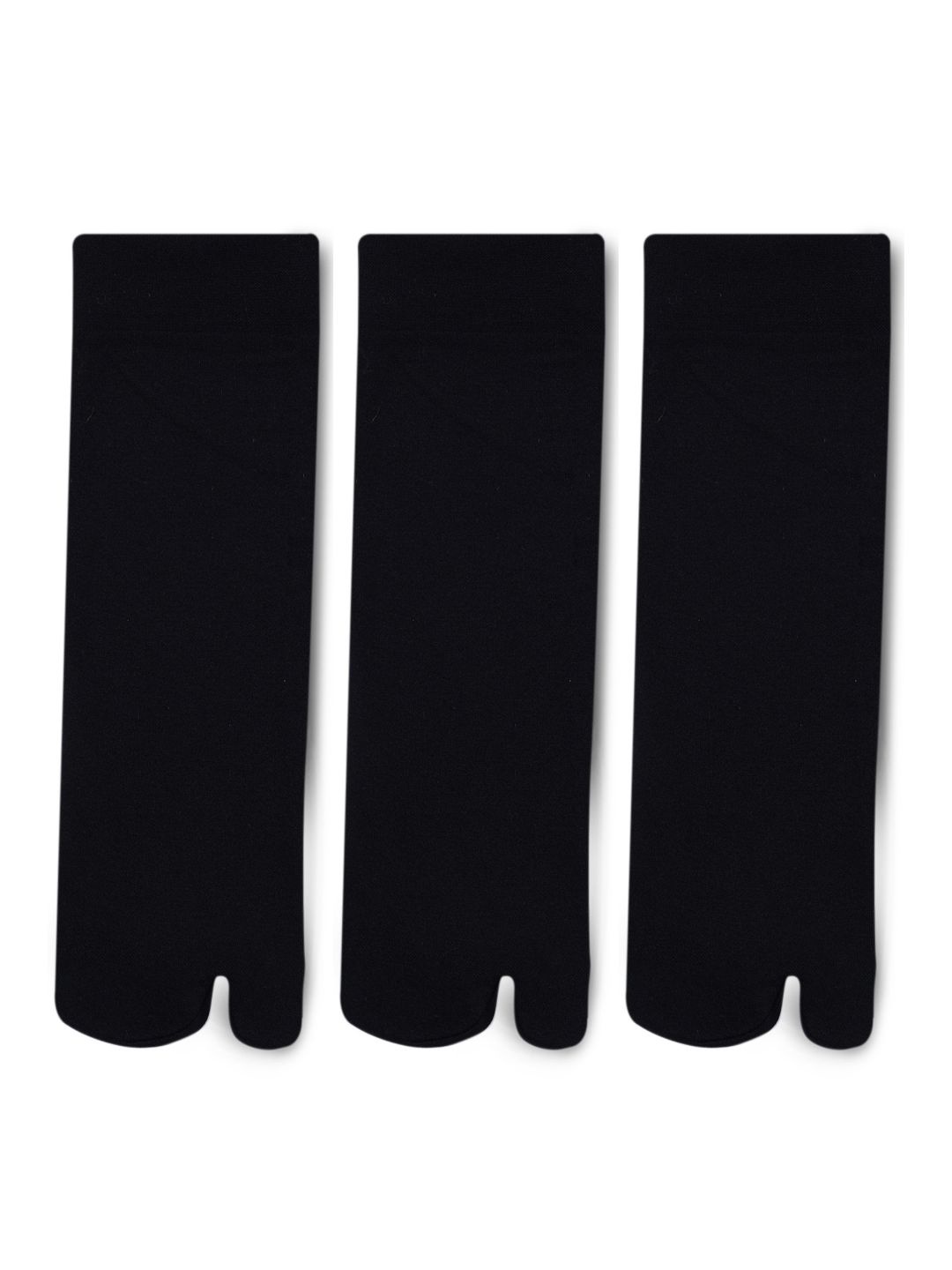 

N2S NEXT2SKIN Women Pack of 3 Solid Calf-Length Socks, Black