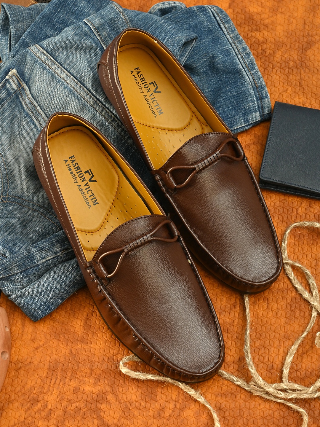 

Fashion Victim Men Coffee Brown Loafers