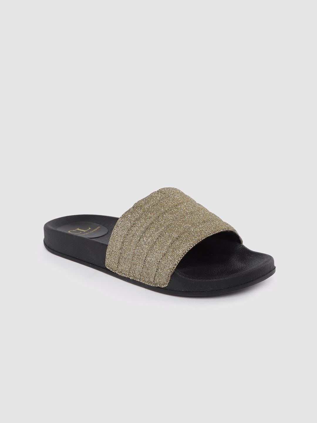 

Carlton London Women Beige Woven Design Open Toe Flats