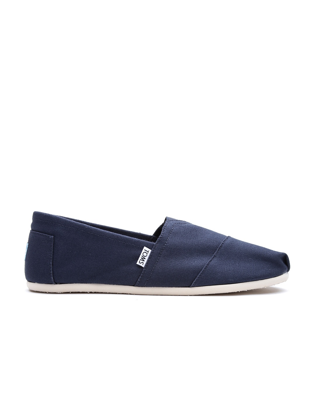 

TOMS Men Navy Canvas Slip-Ons, Navy blue