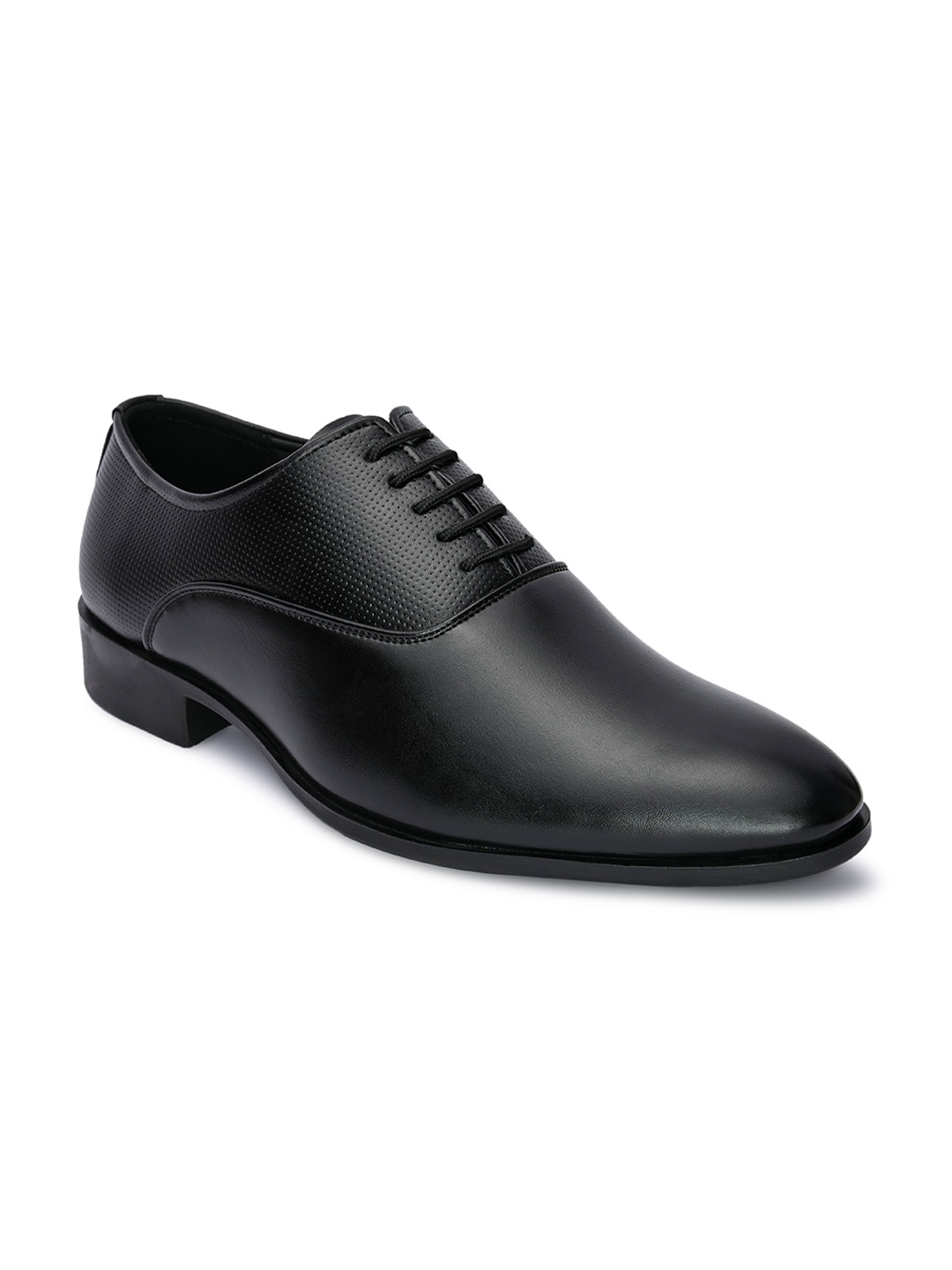

Hydes N Hues Men Textured Formal Oxfords, Black