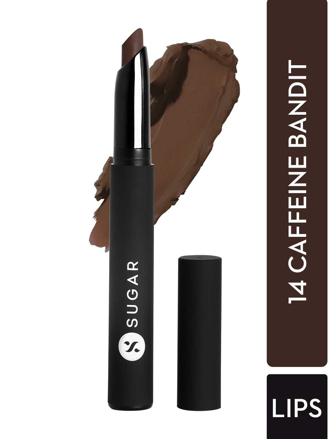 

SUGAR Matte Attack Transferproof Lipstick - 14 Caffeine Bandit, Brown