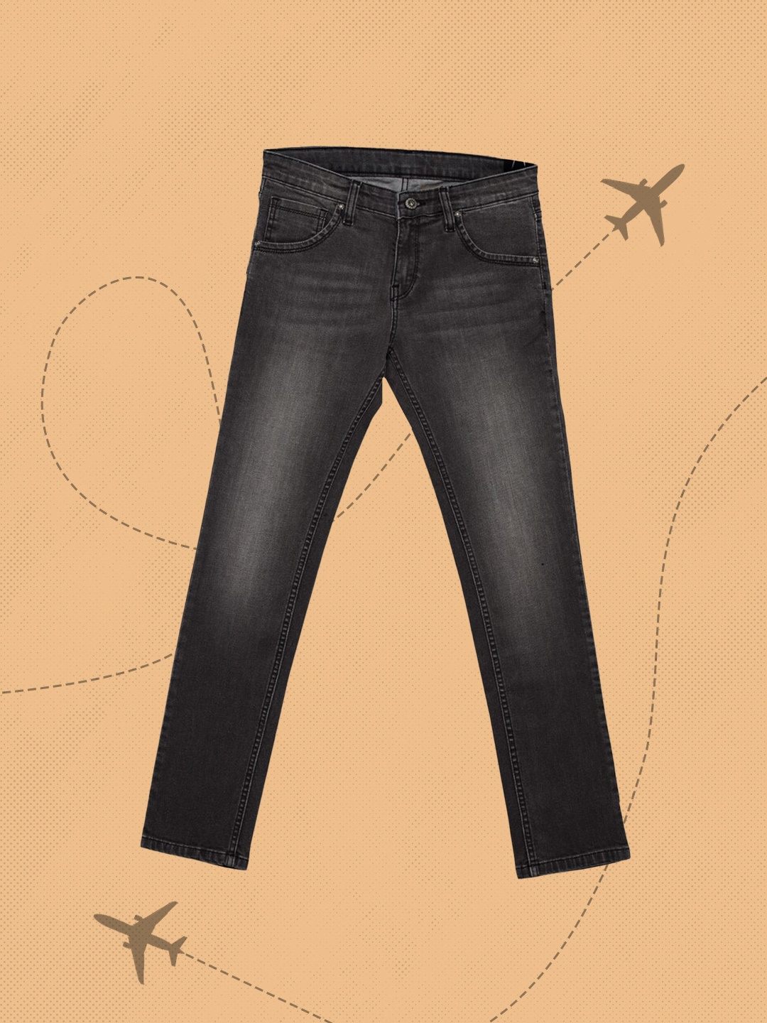 

Pepe Jeans Boys Grey Slim Fit Mid-Rise Clean Look Stretchable Jeans