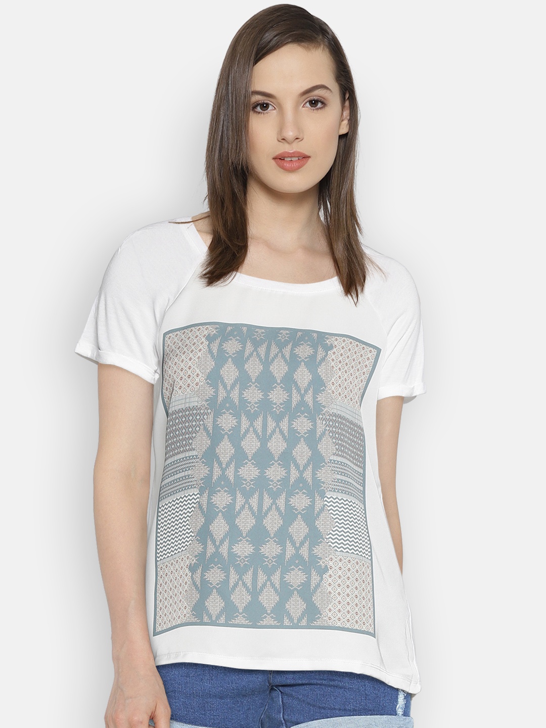 

Vero Moda White Printed Top