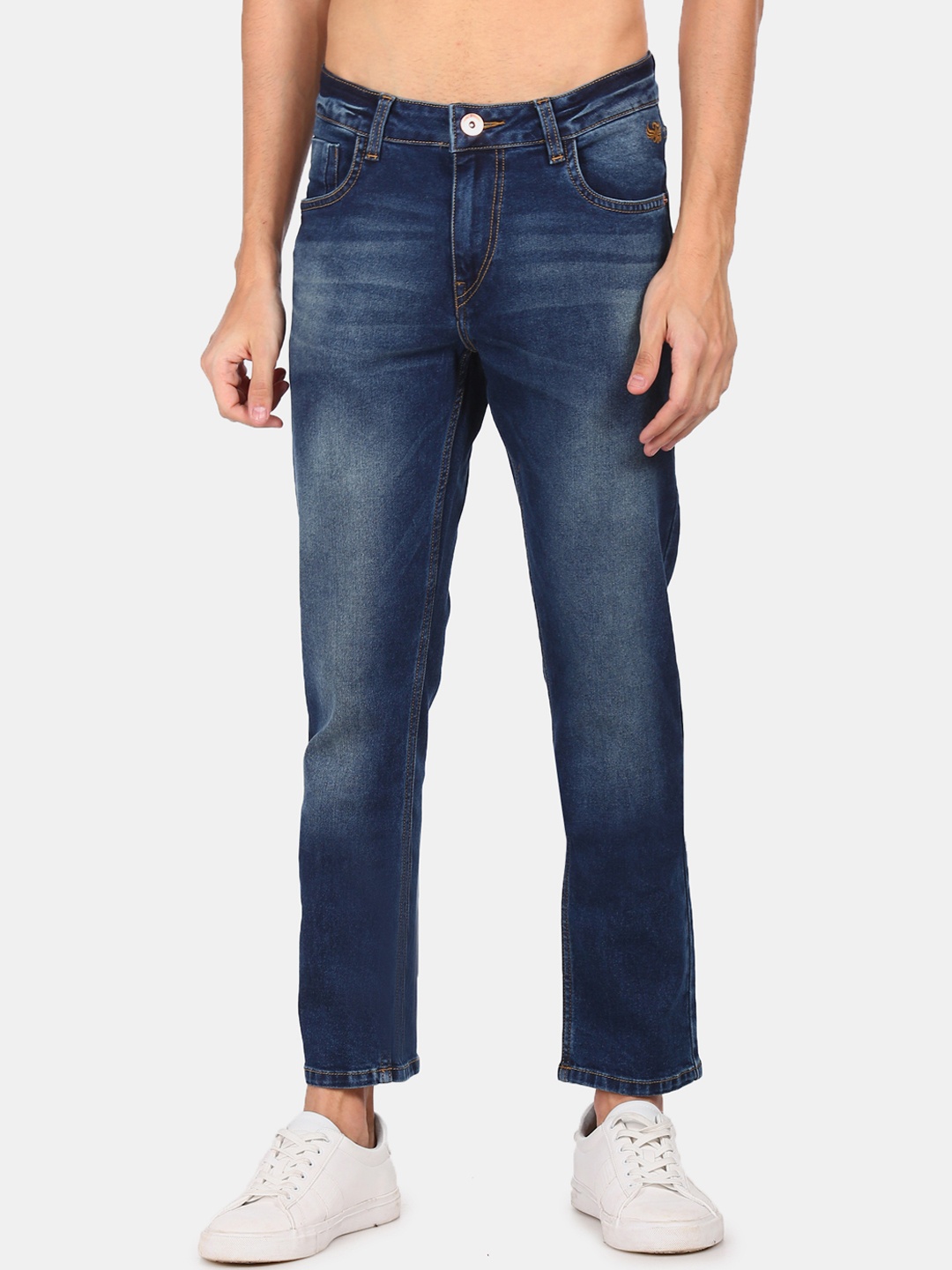 

Flying Machine Men Blue Slim Fit Light Fade Stretchable Jeans