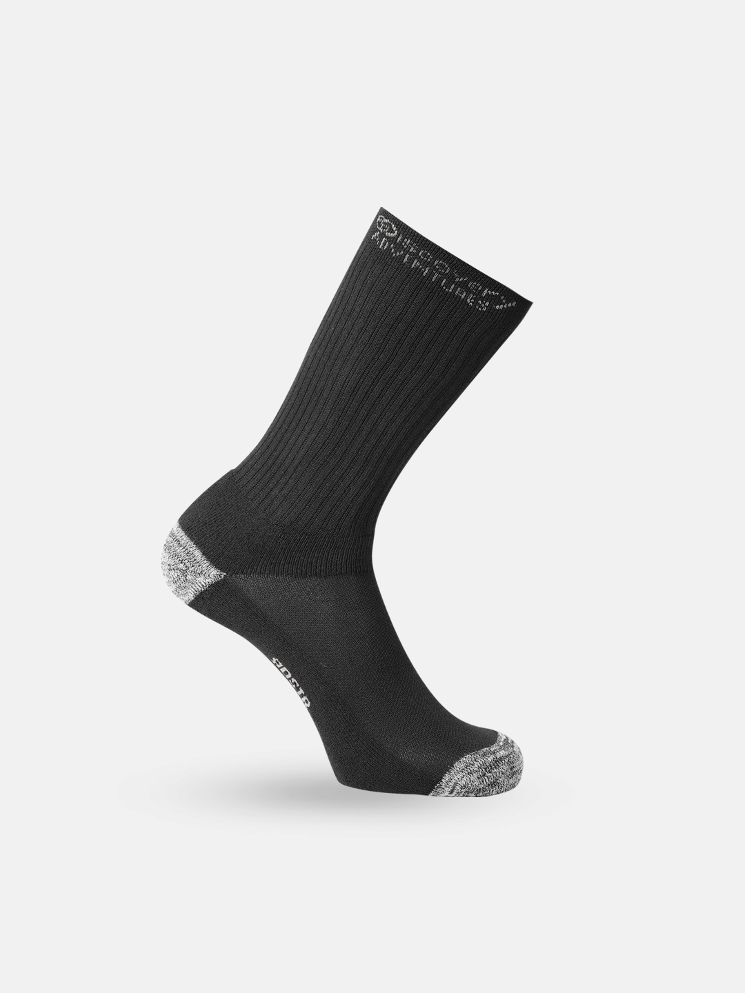 

Roadster x Discovery Adventures Men Compression Crew Workwear Socks Pack of 2, Black