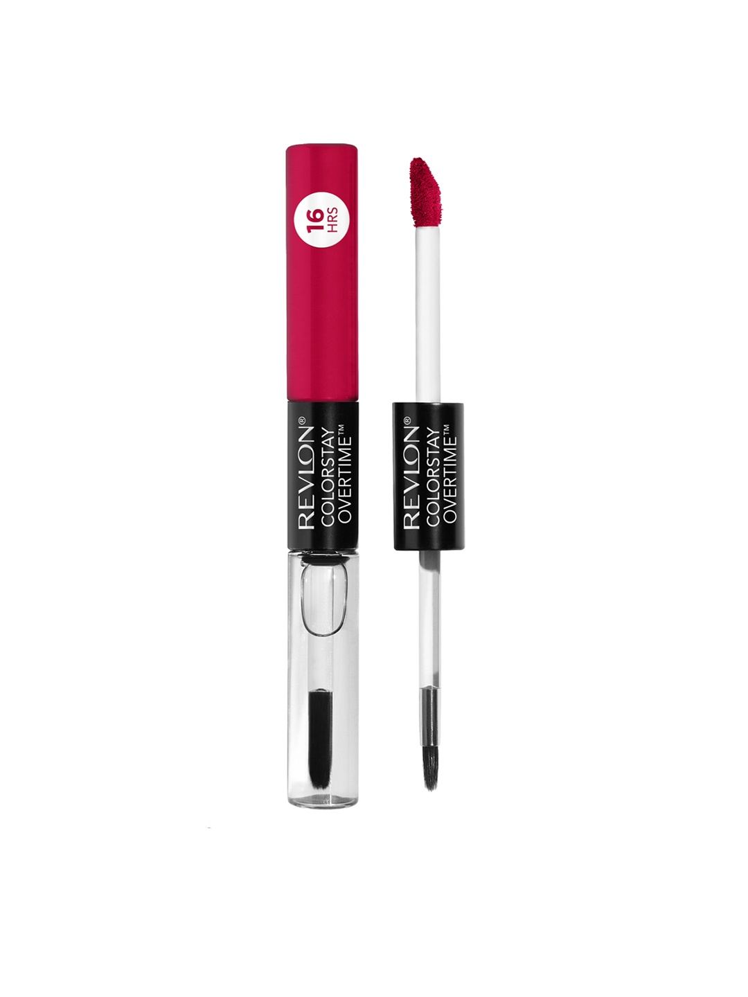 

Revlon Colorstay Overtime Longwear Lipcolor with Clear Shine Top Coat- Unending Red 480, Maroon