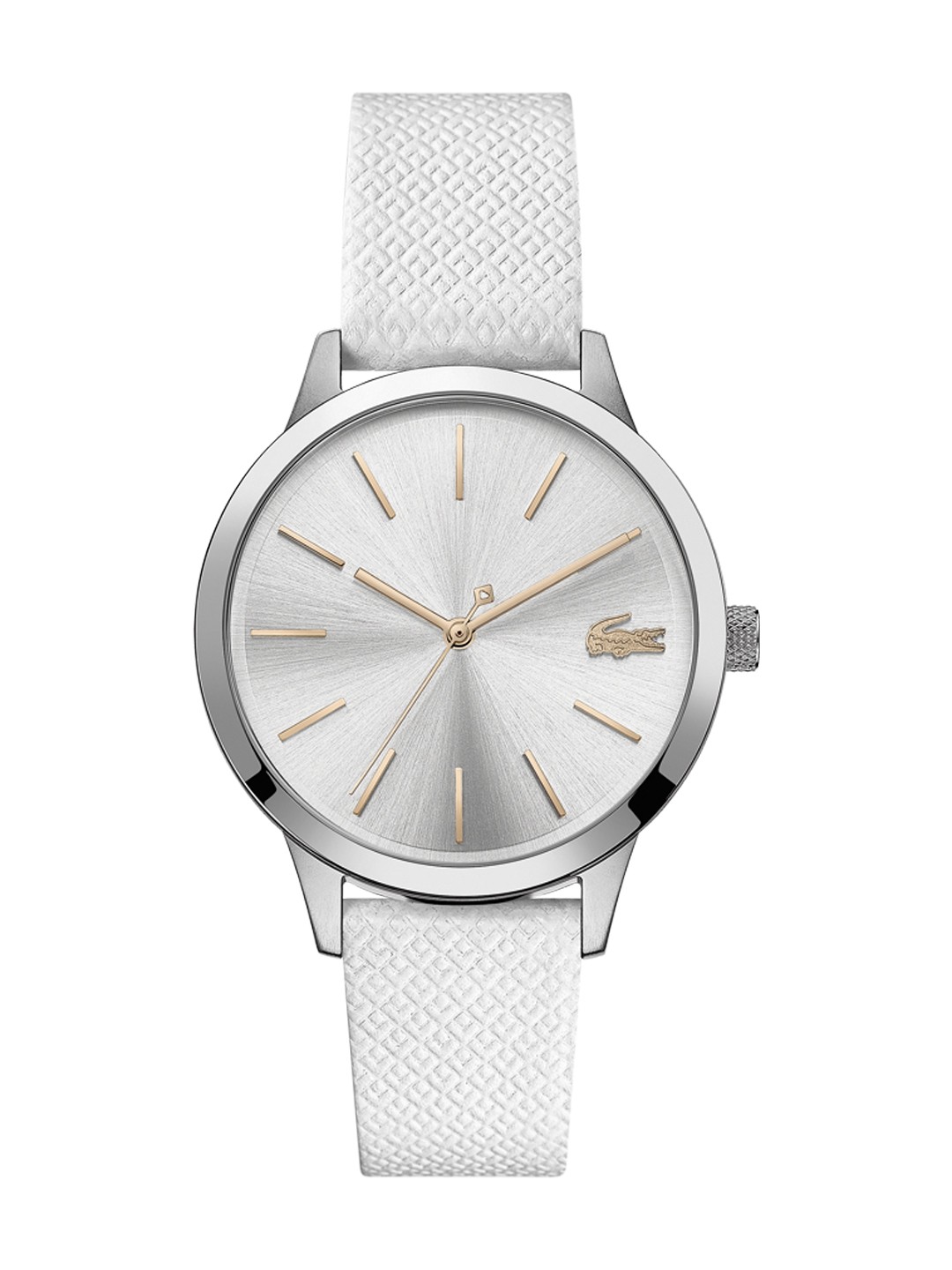 

Lacoste Women Silver-Toned Dial & White Leather Straps Analogue Watch 2001089