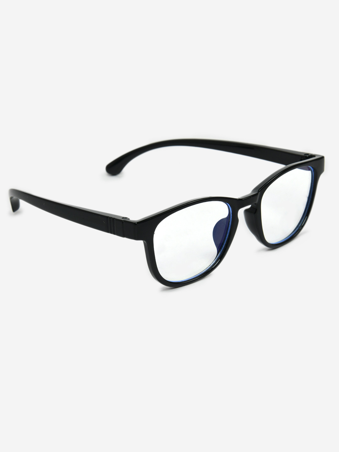 

DukieKooky Unisex Kids Black Full Rim Rectangle Frames 900269