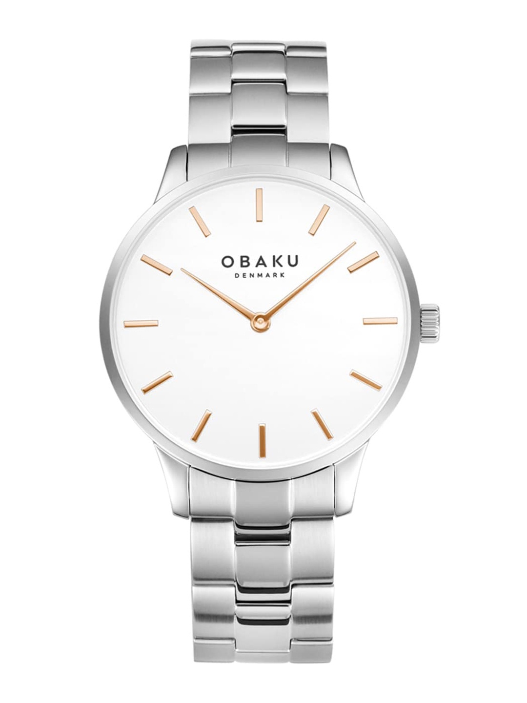

Obaku Men White Analogue Watch V247GXCISC