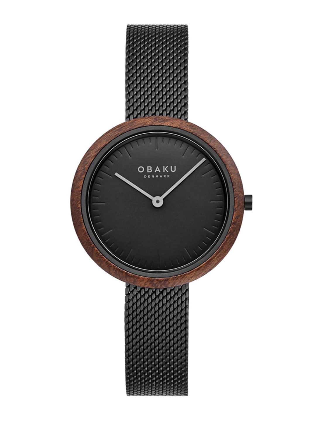 

Obaku Women Black Analogue Round Dial Watch