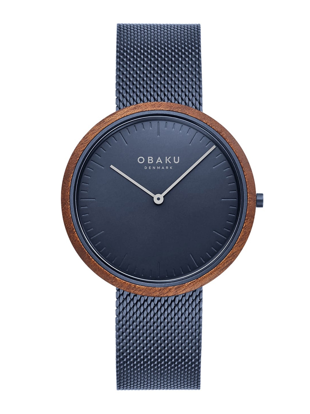 

Obaku Men Teal Blue Analogue Round Dial Watch