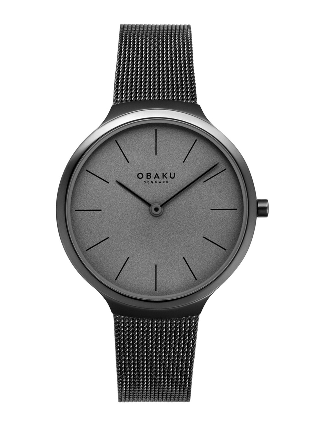 

Obaku Women Grey Analogue Round Dial Watch