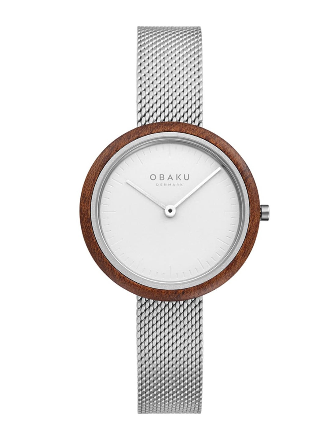 

Obaku Women White Analogue Round Dial Watch