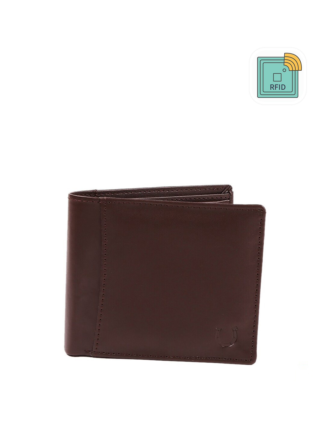 

Blacksmith Men Brown Solid Three Fold Wallet
