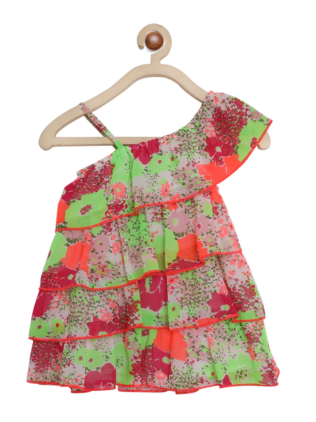 

Nauti Nati Girls Multicoloured Printed A-Line Dress, Multi