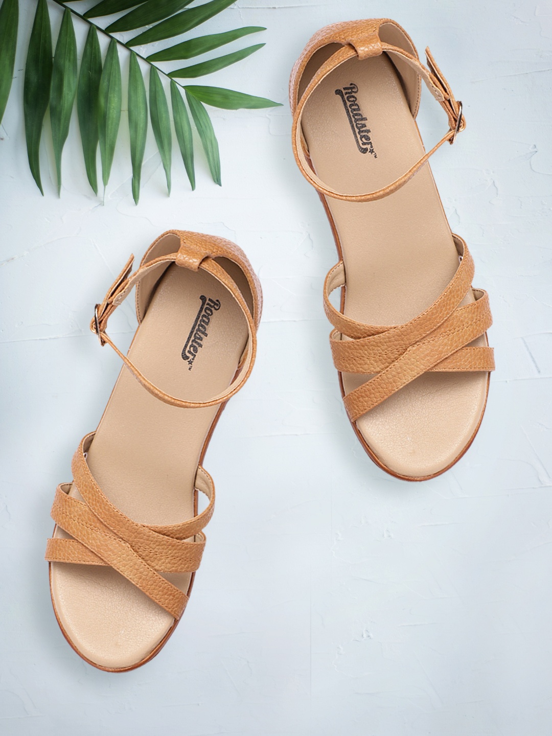 

Roadster Tan Brown Platform Heels