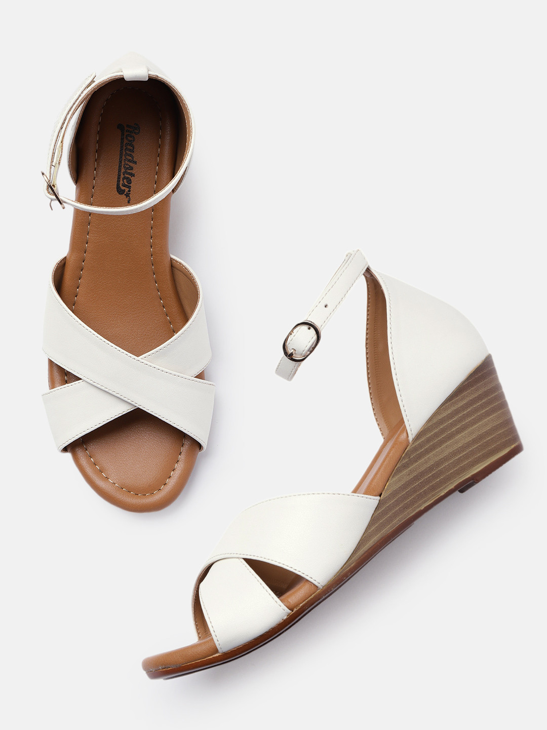 

Roadster Wedge Heels, White