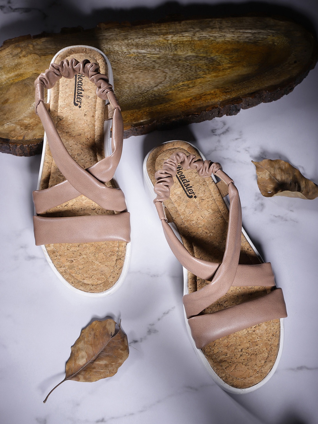 

Roadster Women Brown Solid Open Toe Flats