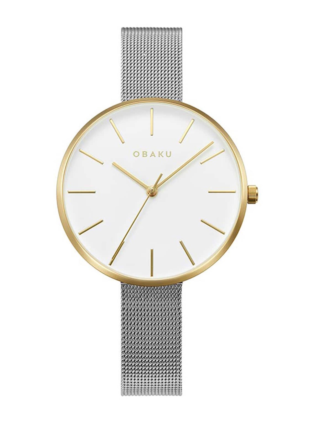 

Obaku Women White Analogue Watch V211LXGIMC