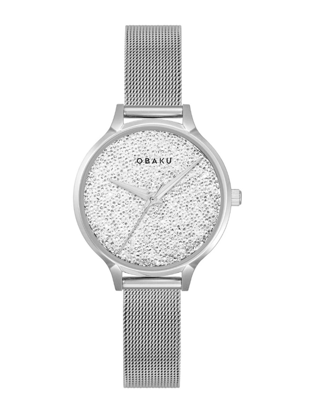

Obaku Women White Analogue Watch V238LXCWMC