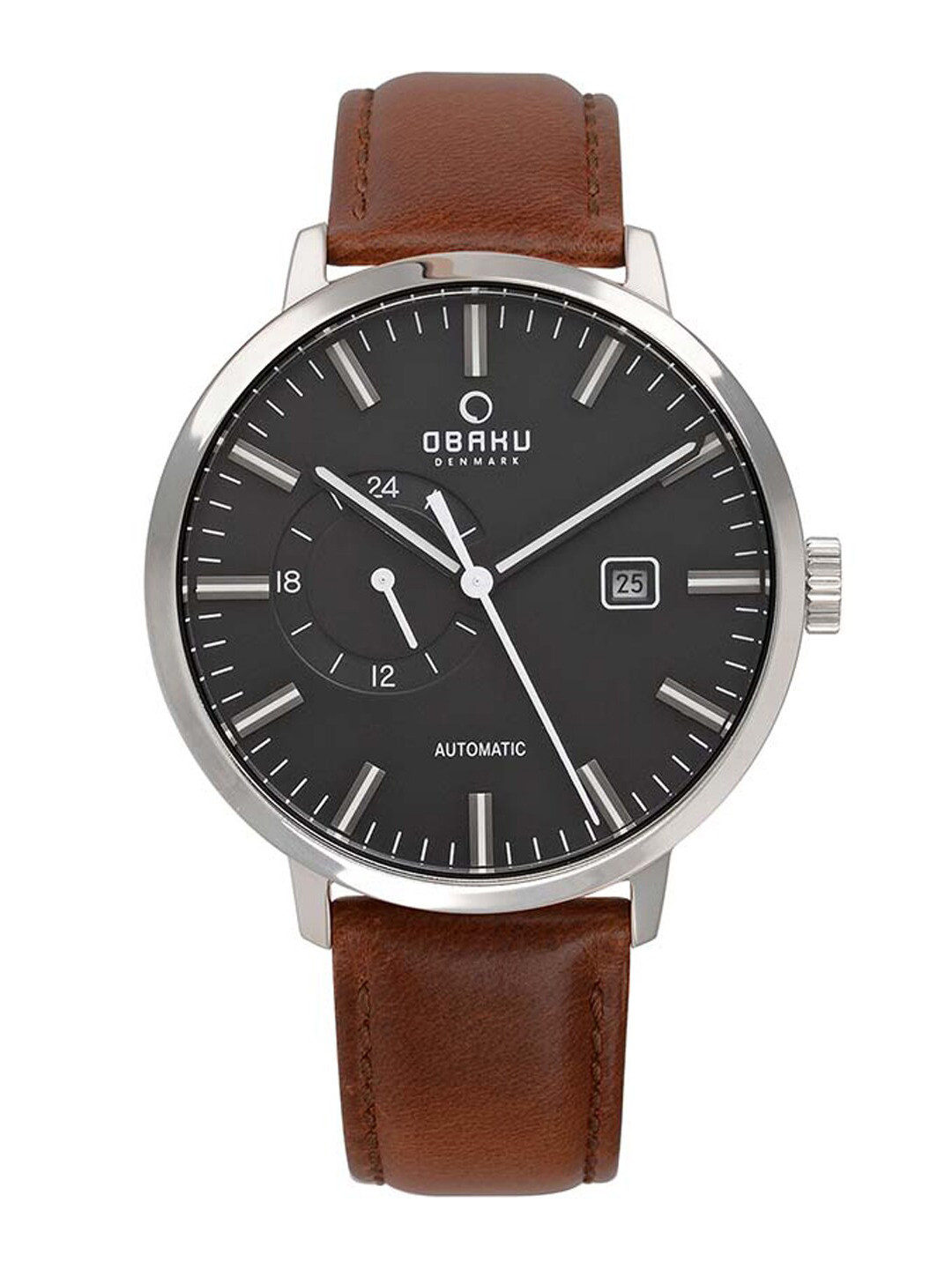 

Obaku Men Black Analogue Watch V210GTCBRN