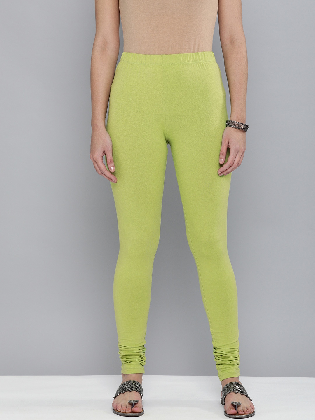 

Here & Now Women's Green Leggings