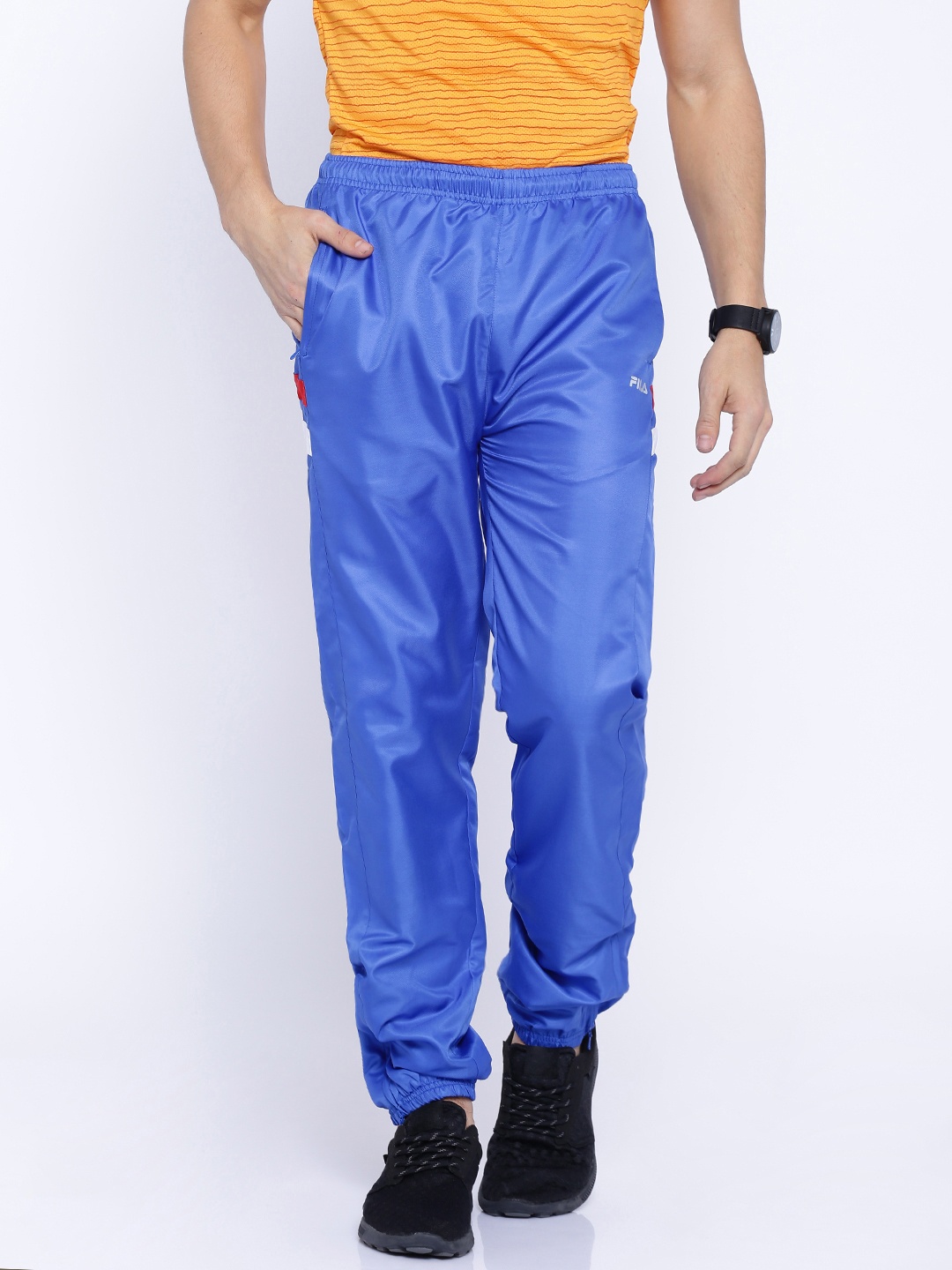 

FILA Blue Polyester Track Pants