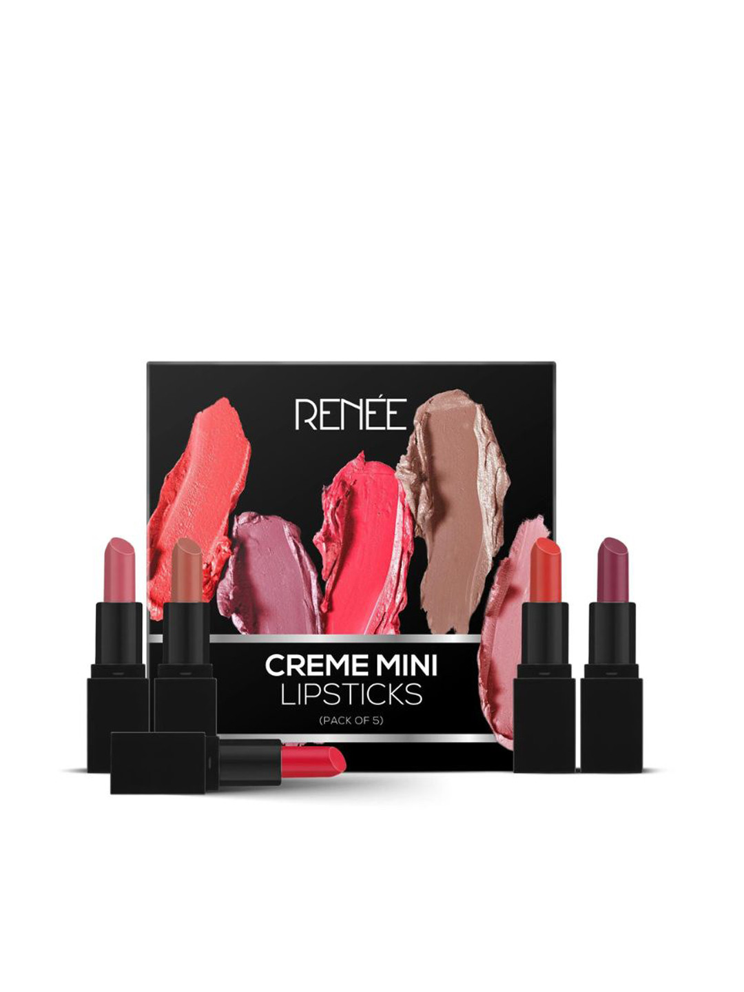 

Renee Creme Mini Lipstick Pack of 5 1.65g each, Pink