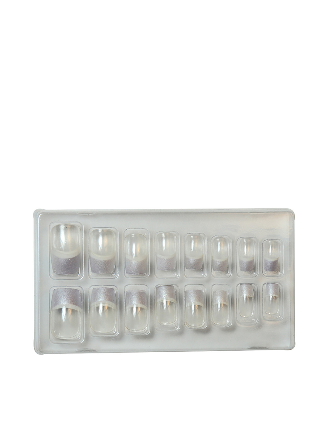 

Miss Claire French Nails 24 Pieces- HI 007 (ECP 03), Transparent