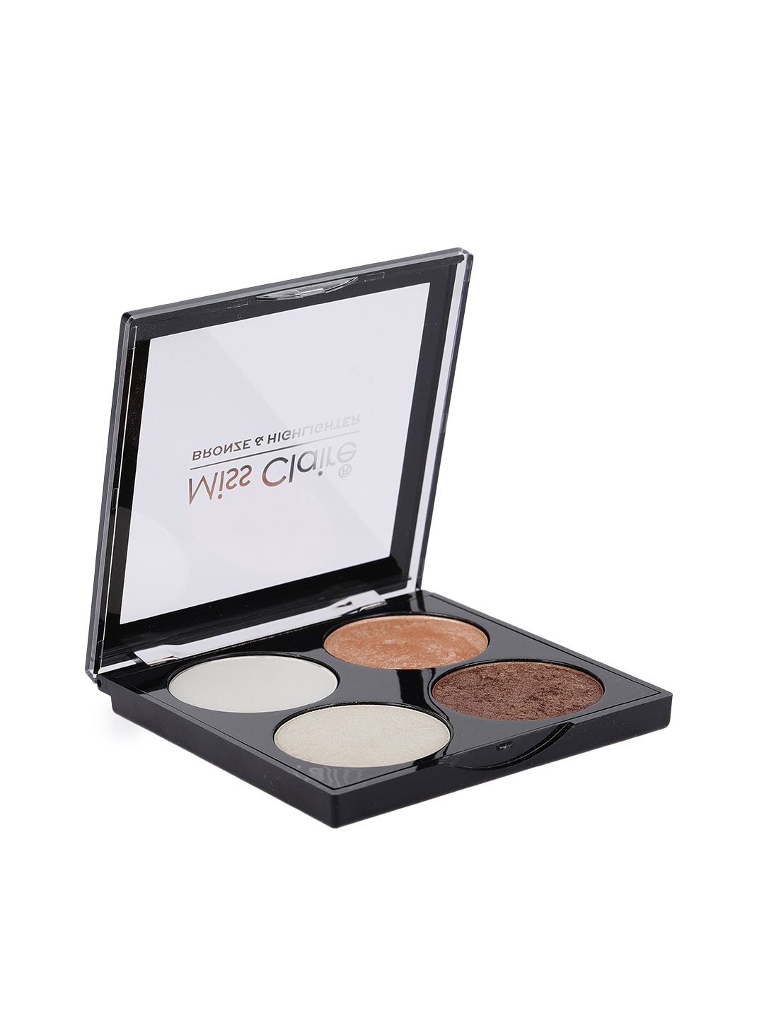 

Miss Claire Bronze & Highlighter Makeup Studio Palette - 4, Multi