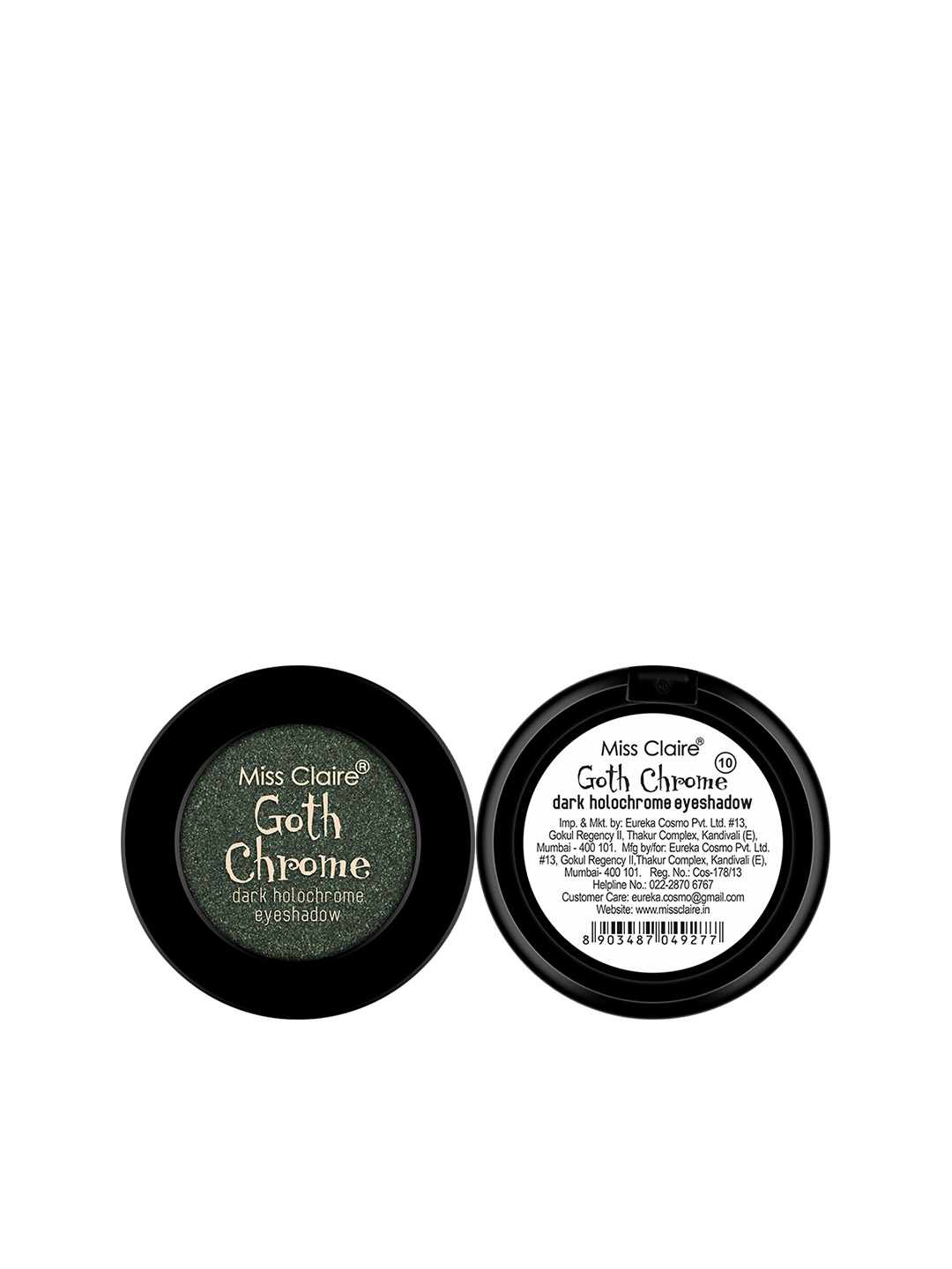 

Miss Claire Goth Chrome Eyeshadow - 10, Green