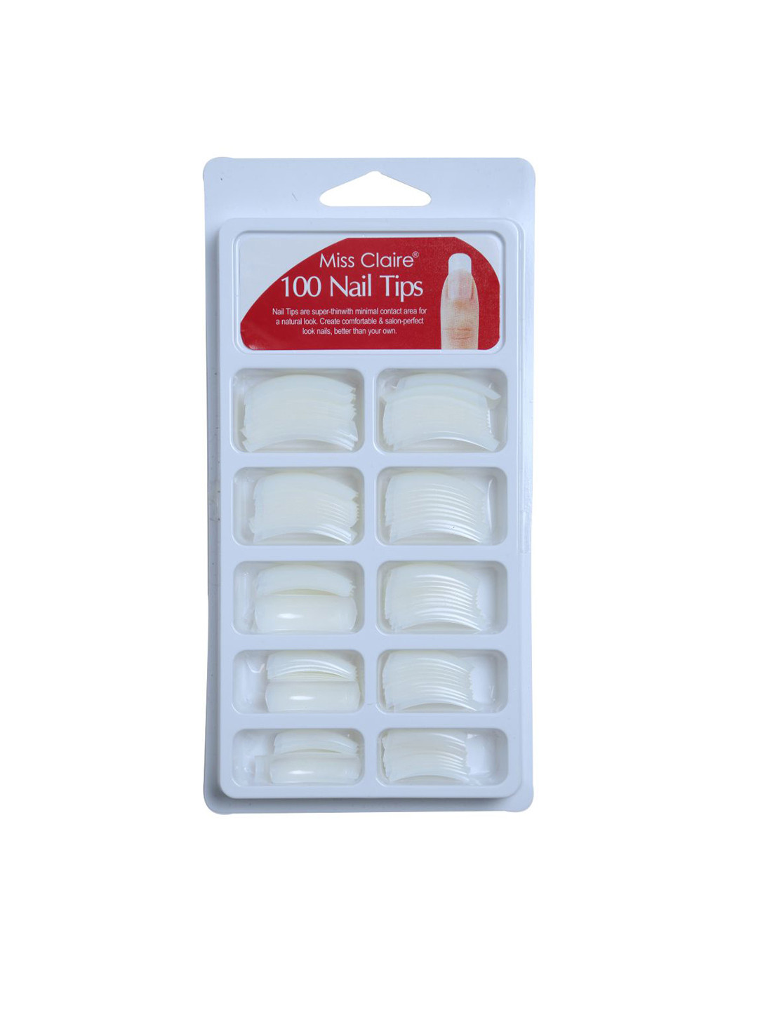 

Miss Claire 100 Nail Tips - HM05, Transparent