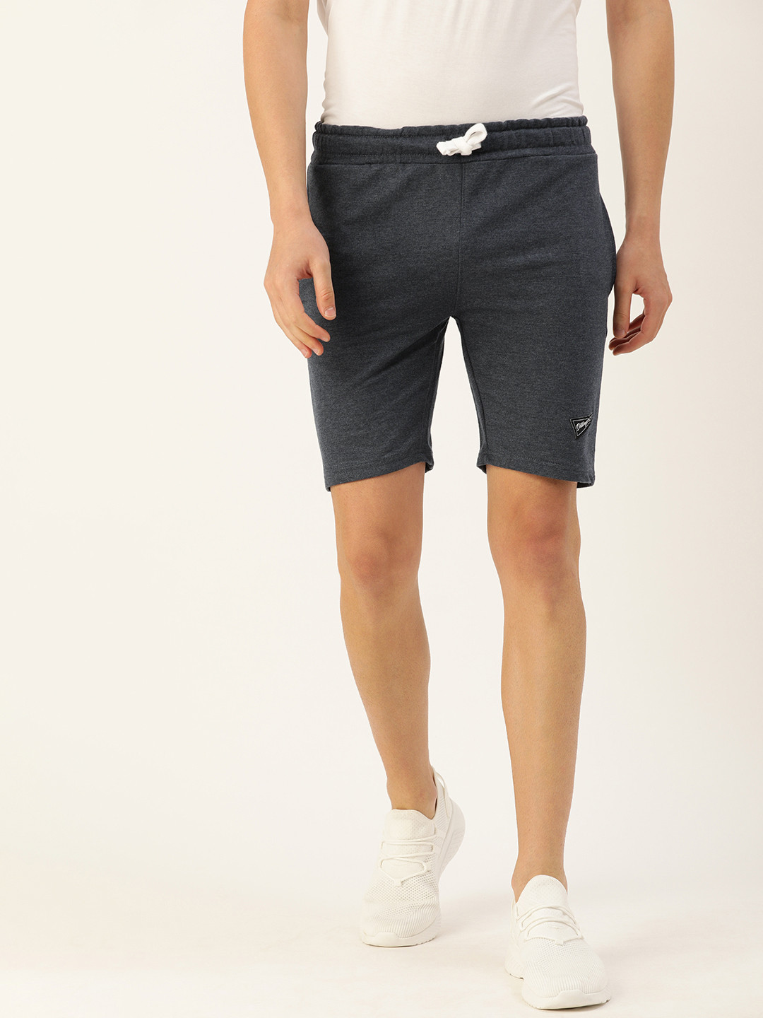 

DILLINGER Men Blue Solid Mid-Rise Regular Shorts
