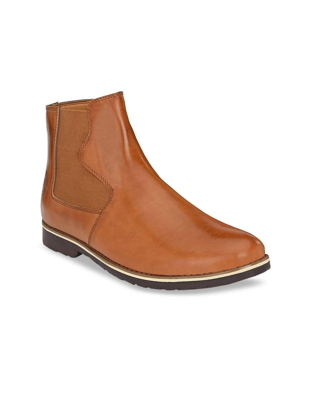

Roadster Men Tan Mid-Top Flat Boots