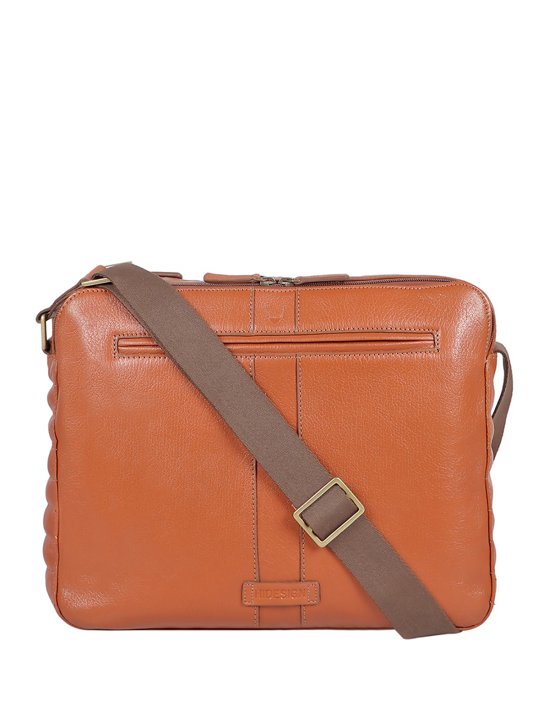 

Hidesign Men Tan Solid Sling Bag