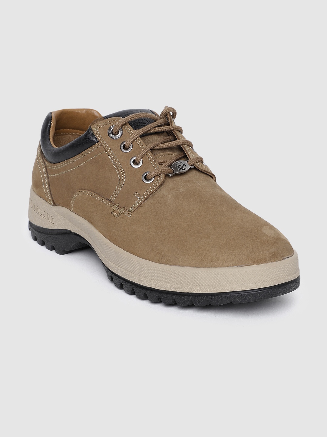 

Woodland Men Brown Leather Sneakers
