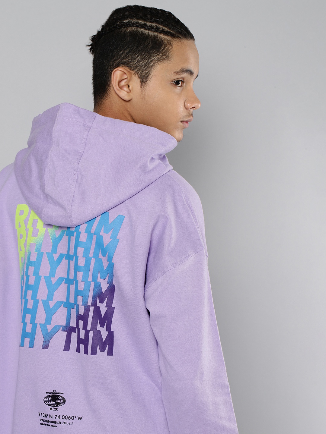 

HRX By Hrithik Roshan U-17 Lifestyle Boys Lilac Rapid-Dry Solid Sweatshirts, Lavender