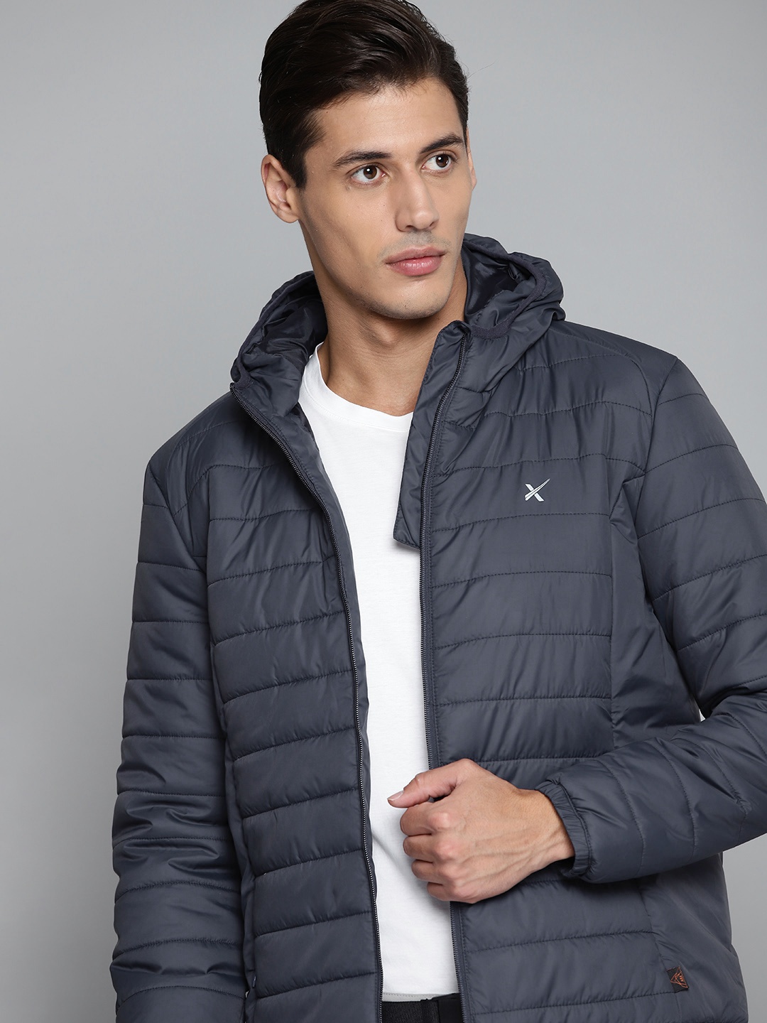 

HRX By Hrithik Roshan Outdoor Men Medieval Blue Rapid-Dry Solid Jackets
