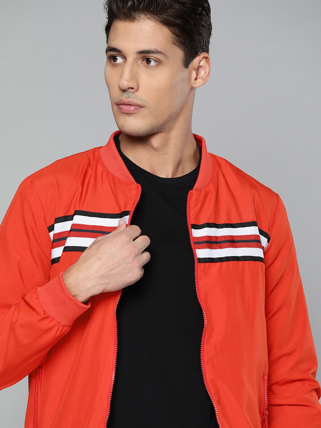 

HRX By Hrithik Roshan Lifestyle Men High Risk Red Solid Jacket