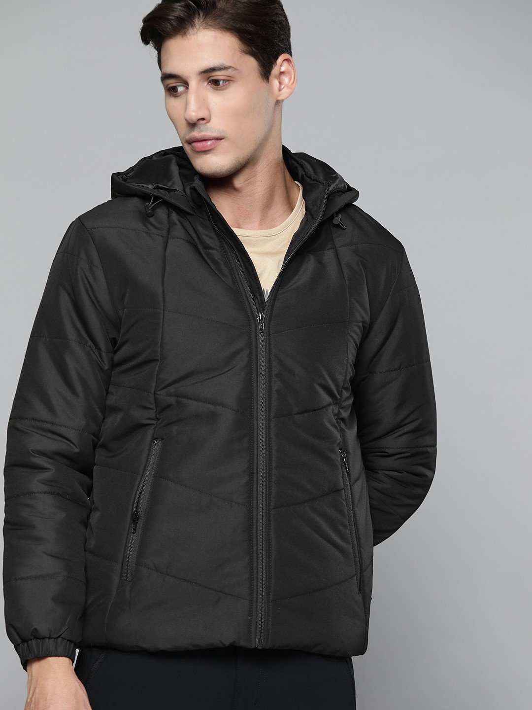

HRX By Hrithik Roshan Outdoor Men Jet Black Rapid-Dry Solid Jackets
