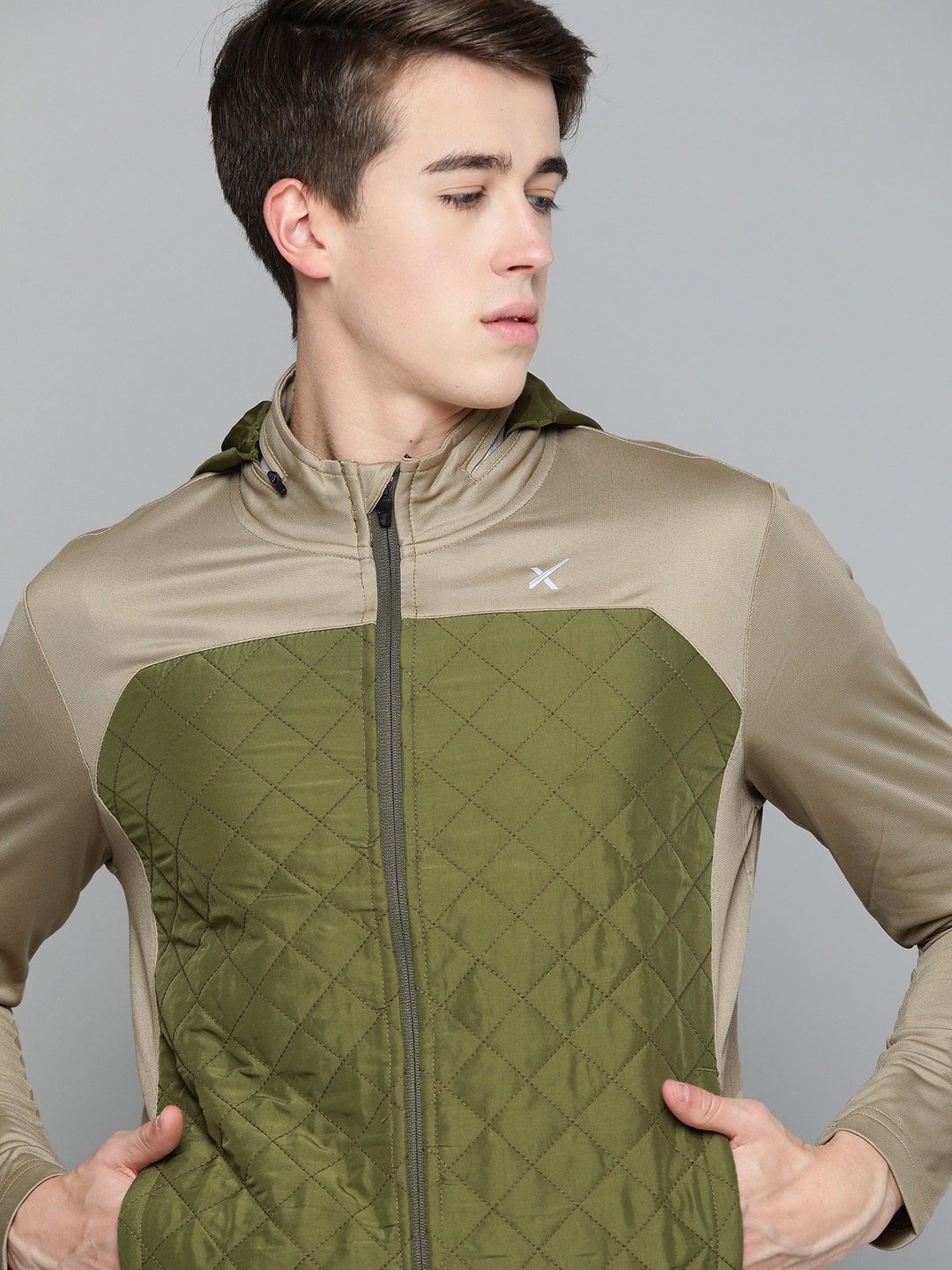

HRX By Hrithik Roshan Outdoor Men Rapid-Dry Jacket, Olive